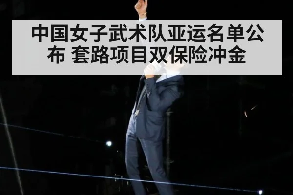 中国女子武术队亚运名单公布 套路项目双保险冲金